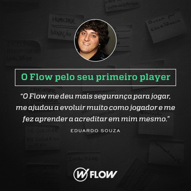 O Flow pelo seu primeiro player.